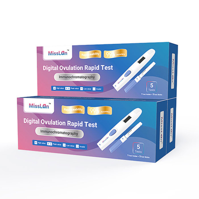 Reagent Stick ชุดทดสอบการตกไข่ Digital LH ชุดทดสอบ Hcg การทดสอบอาการตั้งครรภ์